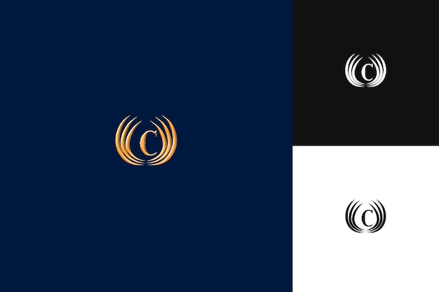 Letter C Logo With Luxurious Vibe Wordmark Logo Style Design Illustration Logo Vector Designs