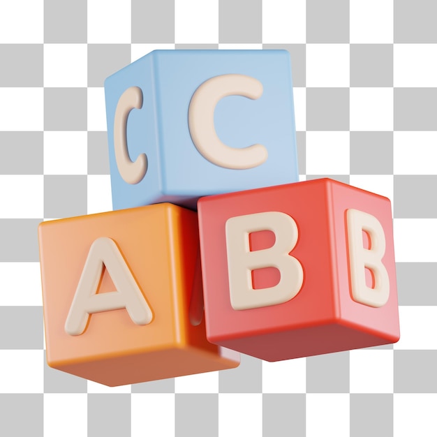 Letter Cube 3D Icon