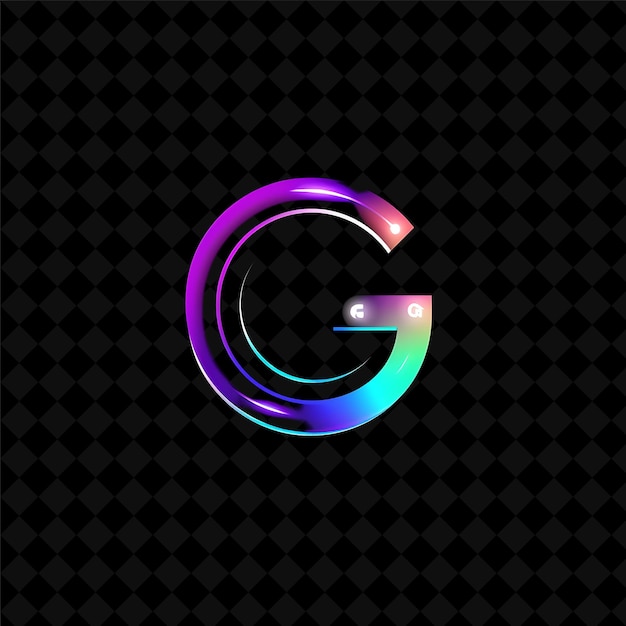 Letter G With Aurora Logo Design Style With G Shaped Into an Illustration Logo Vector Designs