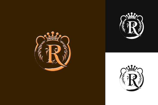 Letter R Logo With Kingly Vibe Letter Mark Logo Style Design Illustration Logo Vector Designs