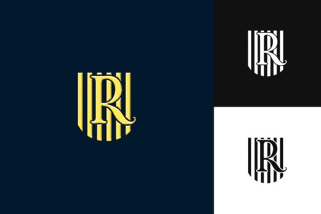 Letter R Logo With Kingly Vibe Monogram Logo Style Design Lo Illustration Logo Vector Designs