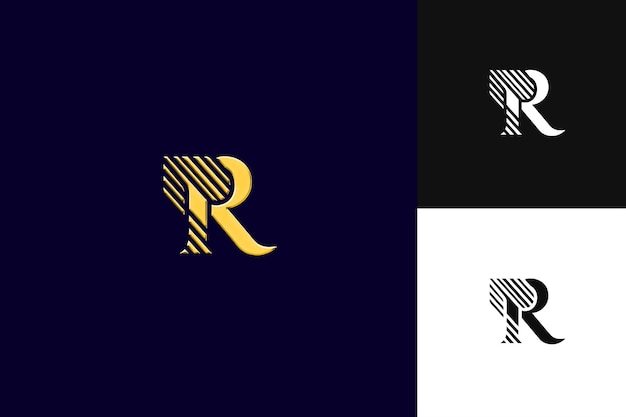 Letter R Logo With Kingly Vibe Monogram Logo Style Design Lo Illustration Logo Vector Designs