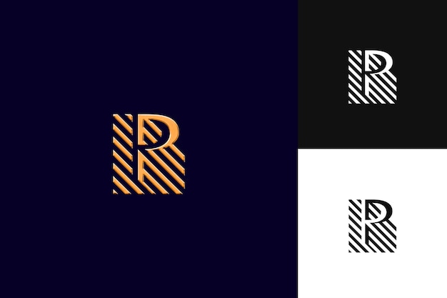 Letter R Logo With Kingly Vibe Monogram Logo Style Design Lo Illustration Logo Vector Designs