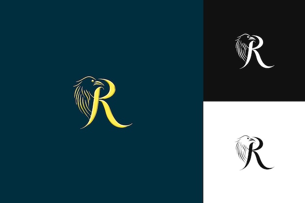 Letter R Logo With Majestic Vibe Letter Mark Logo Style Desi Illustration Logo Vector Designs