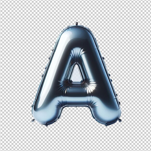 PSD a letter a on a transparent background with a black letter a