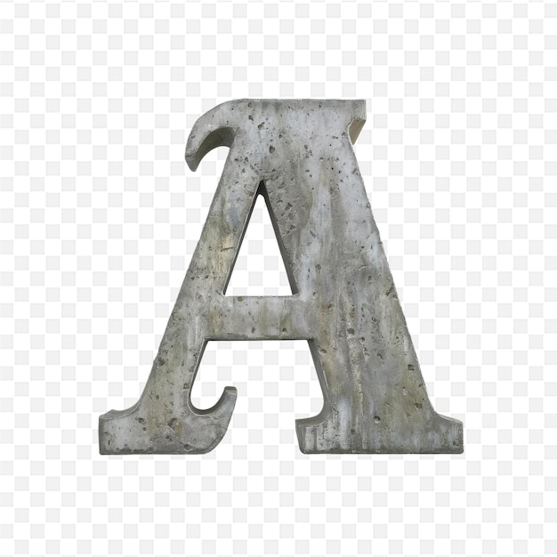 a letter a on a transparent background