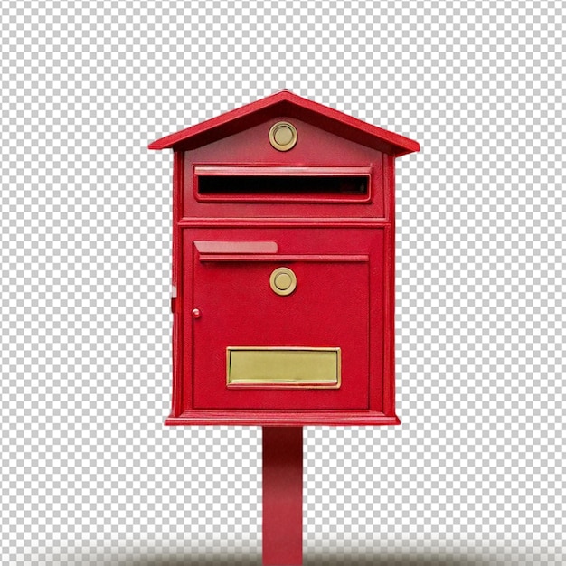 Letterbox isolated on transparent background