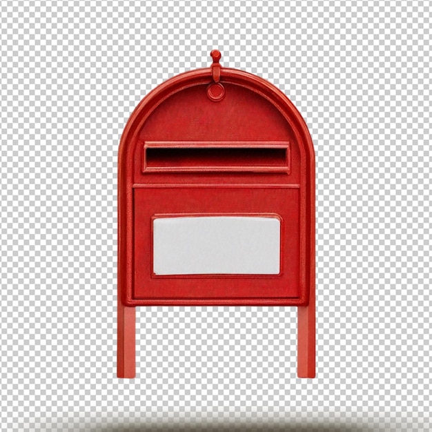 Letterbox isolated on transparent background