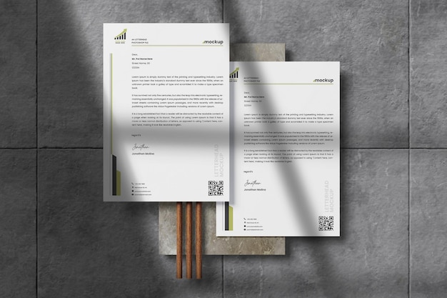 Letterhead Mock Up