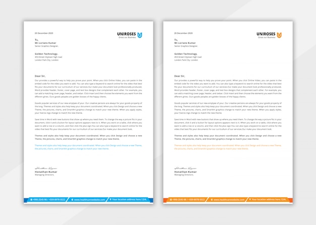 Letterhead Template