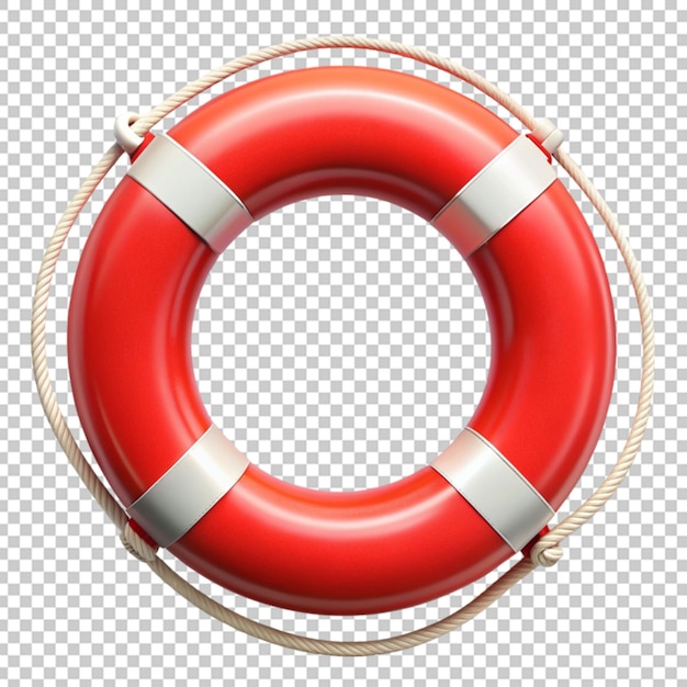 PSD lifebuoy on transparent background