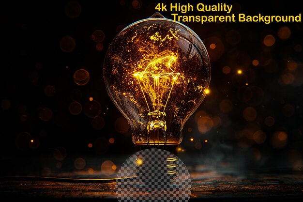 PSD a light bulb that says  high quality  on it