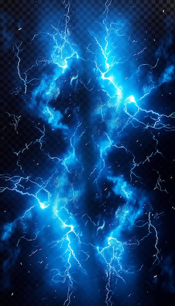 PSD a lightning bolt with a dark background