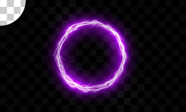 Lightning ring light effect