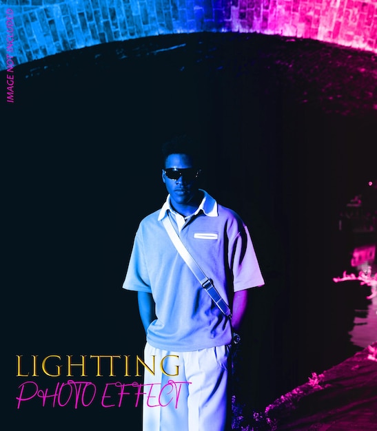 lightting photo effect