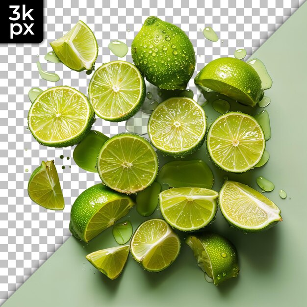 PSD a lime and lime photo of limes with the words x - p s