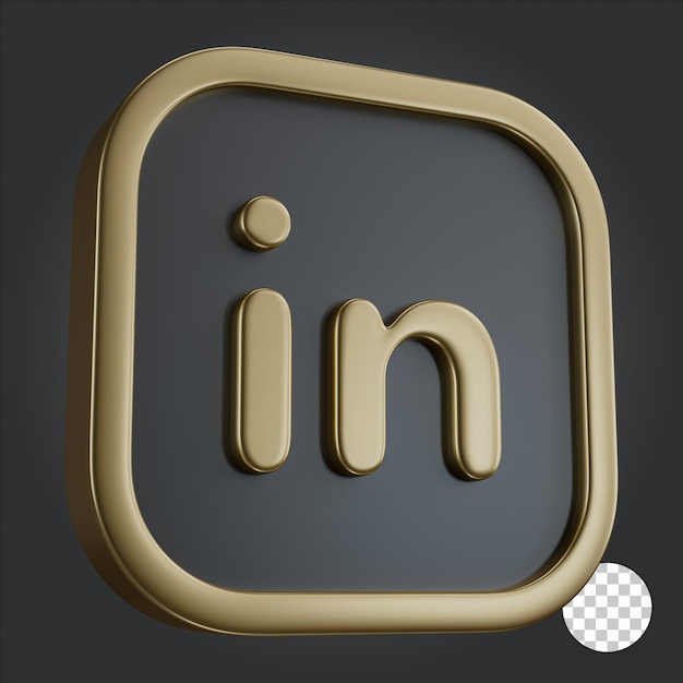 Linkedin 3d icon