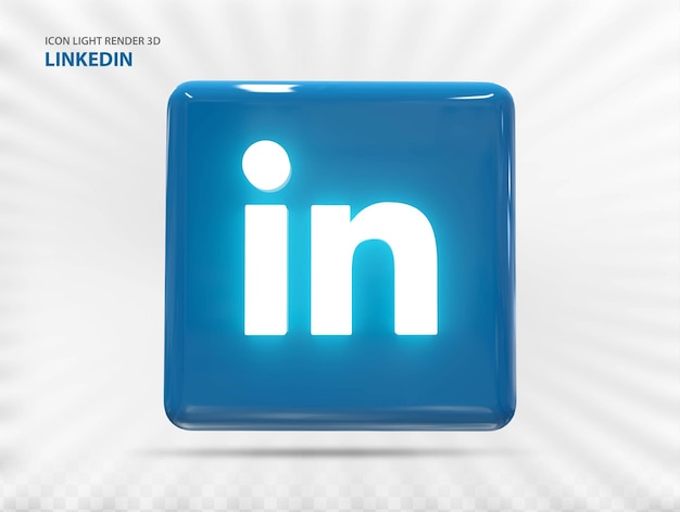 Linkedin Icon with Style Light