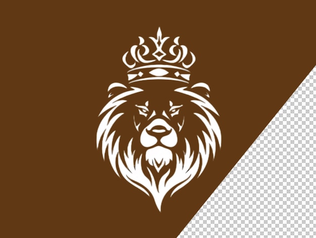 PSD lion logo with stylish design