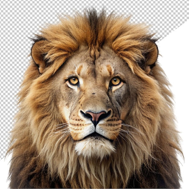 lion on transparent background