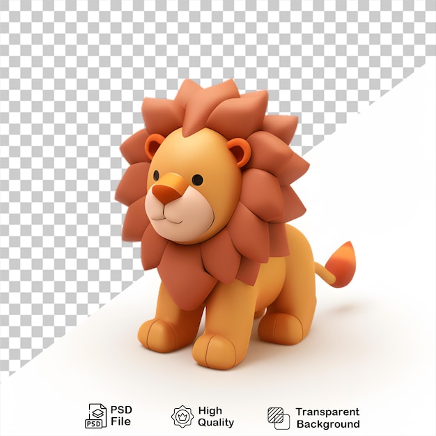 a lion with a white background with a black eye No background