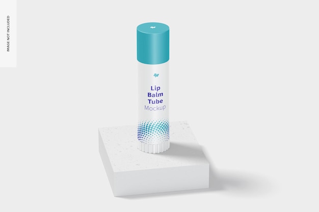 Lip Balm Tube Mockup