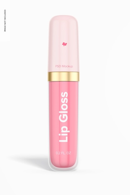 Lip Gloss Mockup, Front View