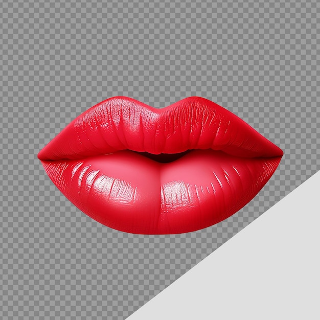 Lips smiling png isolated on transparent background