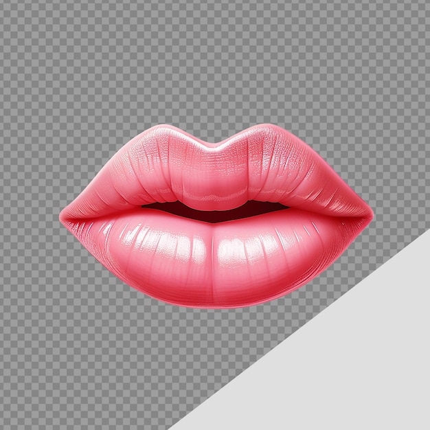 Lips smiling png isolated on transparent background