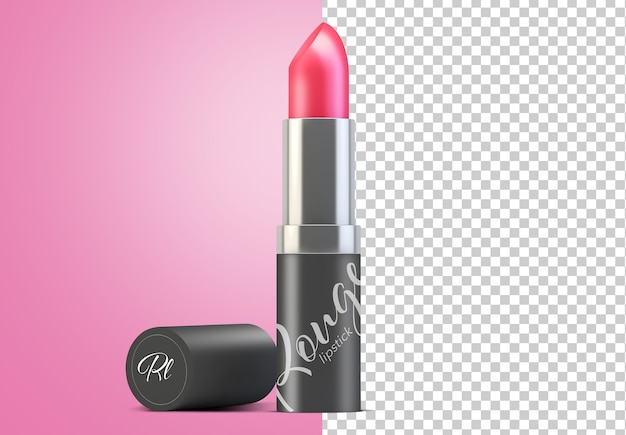 Lipstick mockup isolated