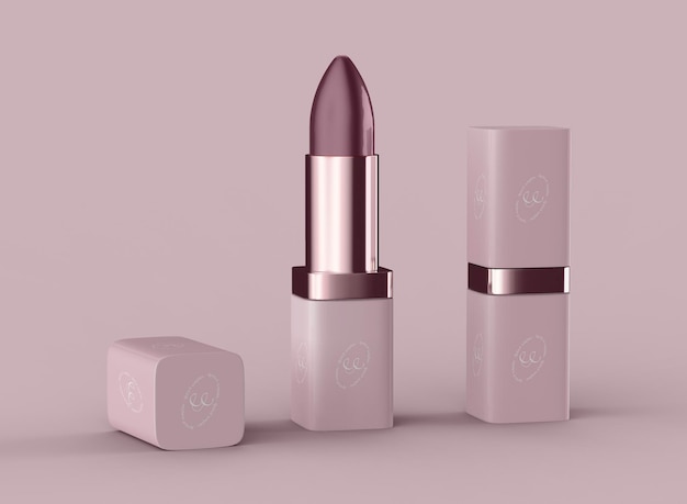 PSD lipstick mockup