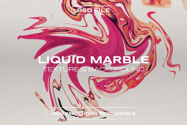 PSD liquid marble background