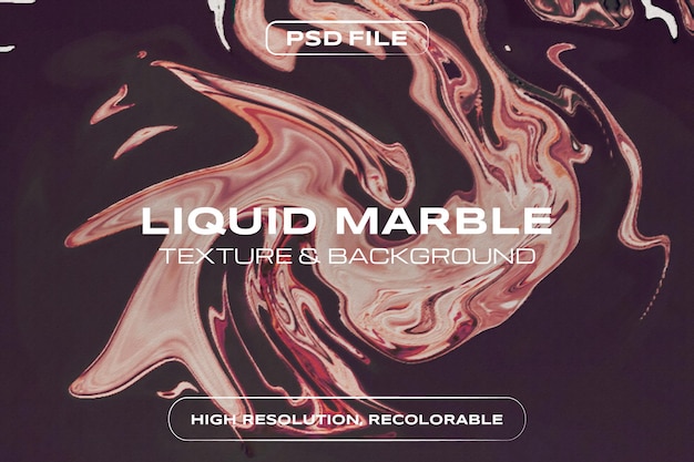 PSD liquid marble background