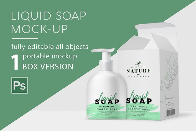 Liquid Soap Mockup