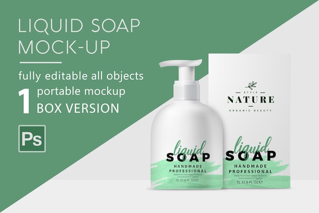 Liquid Soap Mockup