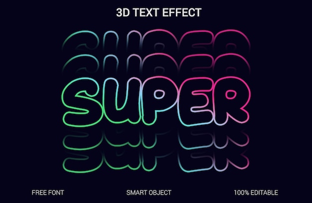 Liquid Text Effect Templat