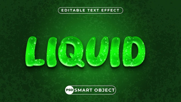 Liquid Text Effect