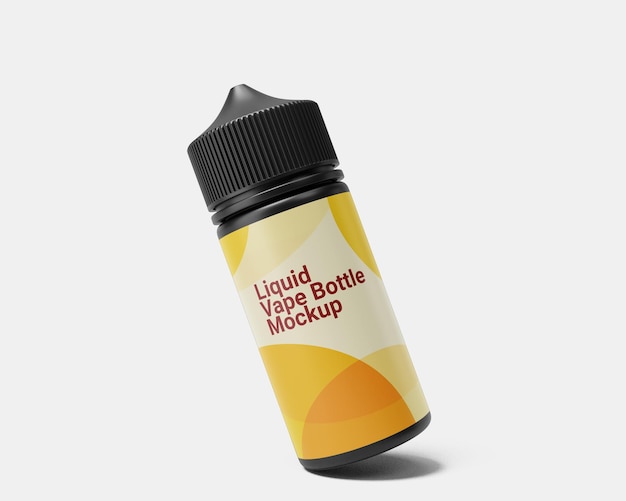 PSD liquid vape dropper bottle mockup