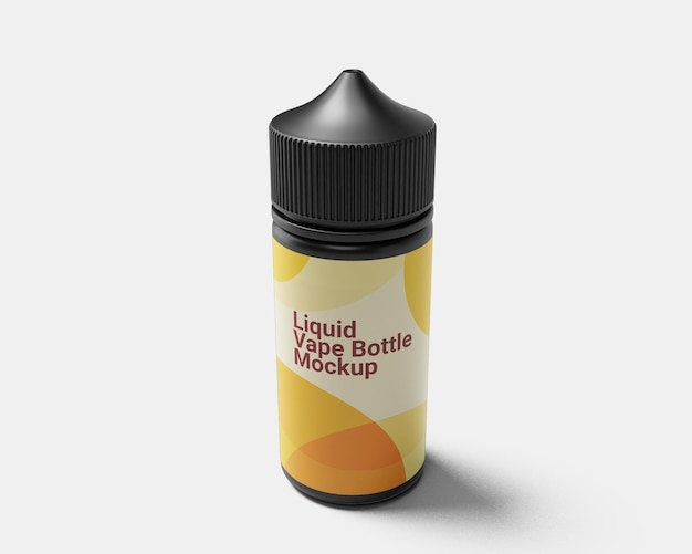 PSD liquid vape dropper bottle mockup