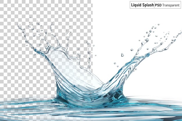 Liquid water splash background