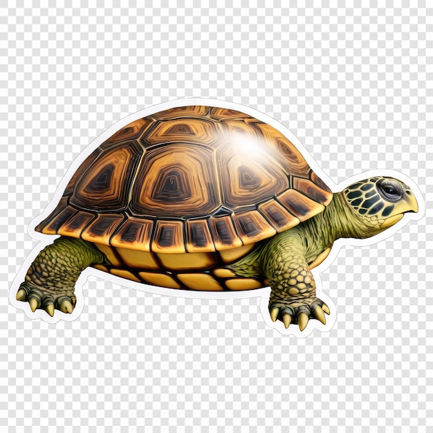 Little Cute Turtle Sticker design