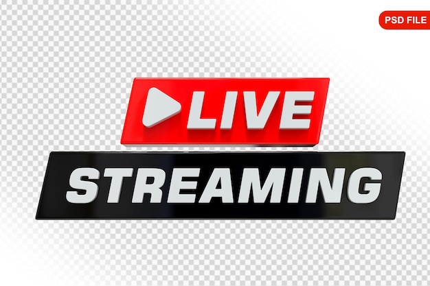 PSD live stream icon