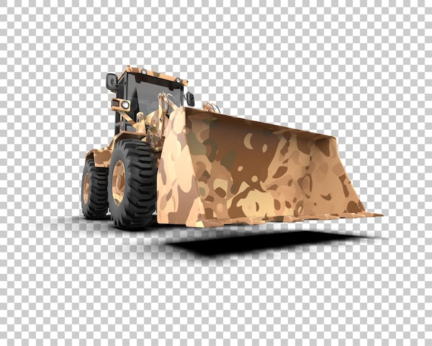 PSD loader isolated on background 3d rendering illustration