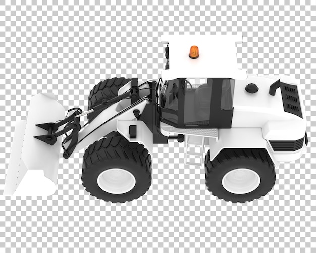 Loader on transparent background 3d rendering illustration