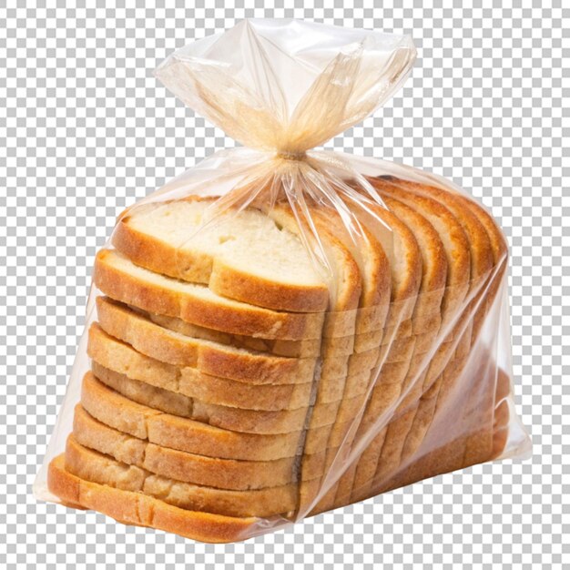 Loaf of bread isolated on transparent background