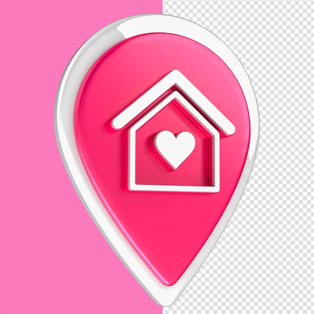 LOCATION HOUSE HEART 3D