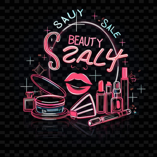 PSD a logo for beauty products is displayed in a circle