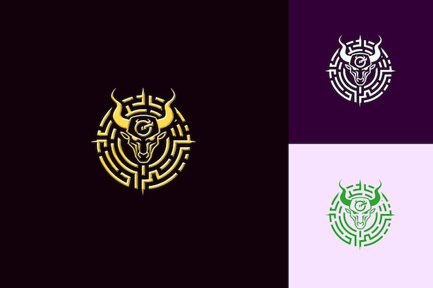 a logo for a dragon and a lion