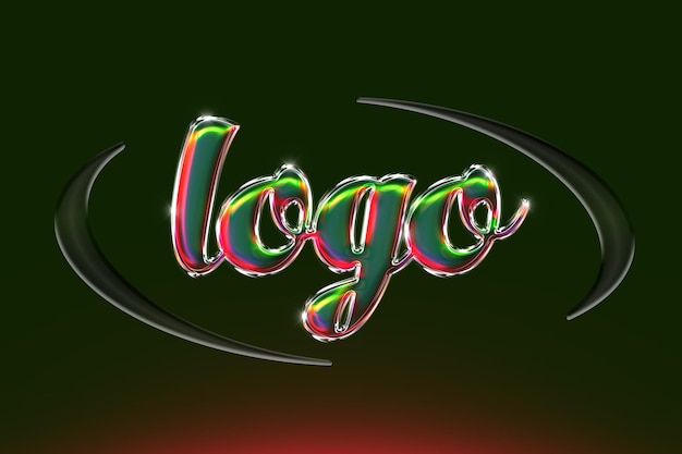 logo effect trend 3d text effect stryle