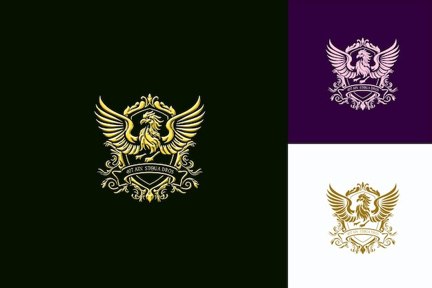 the logo of the gold eagle is from the collection of the three gold emblems